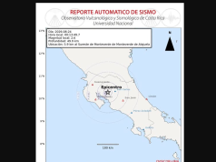 Pánico, más no víctimas, por sismo y réplica fuertes en Costa Rica