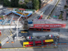 Terminan primer puente ferroviario del metro en la Av. Caracas con calle 26
