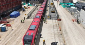 Tren 16 llega a Bogotá y supera la mitad de la flota de la Línea 1 del Metro